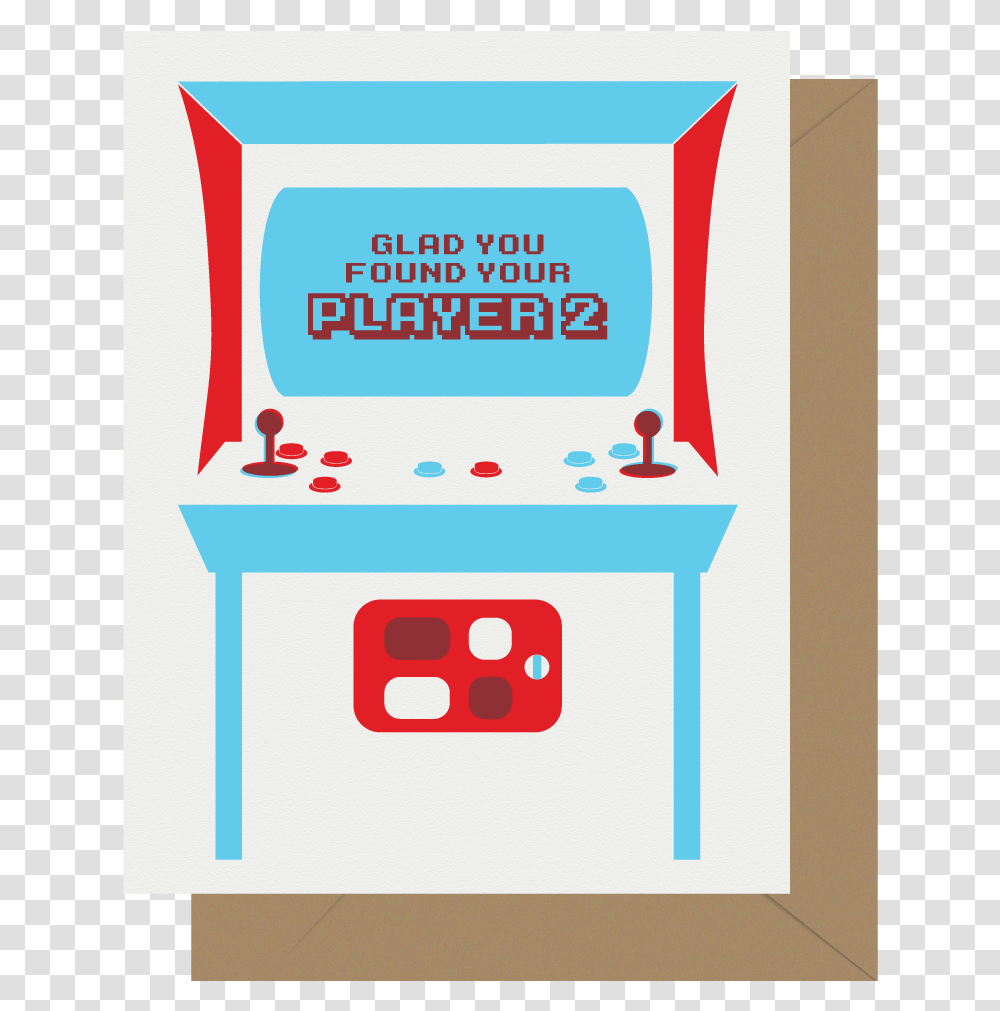 Player 2 Arcade Game Letterpress Greeting Card Graphics, Photography, Alphabet, Paper Transparent Png