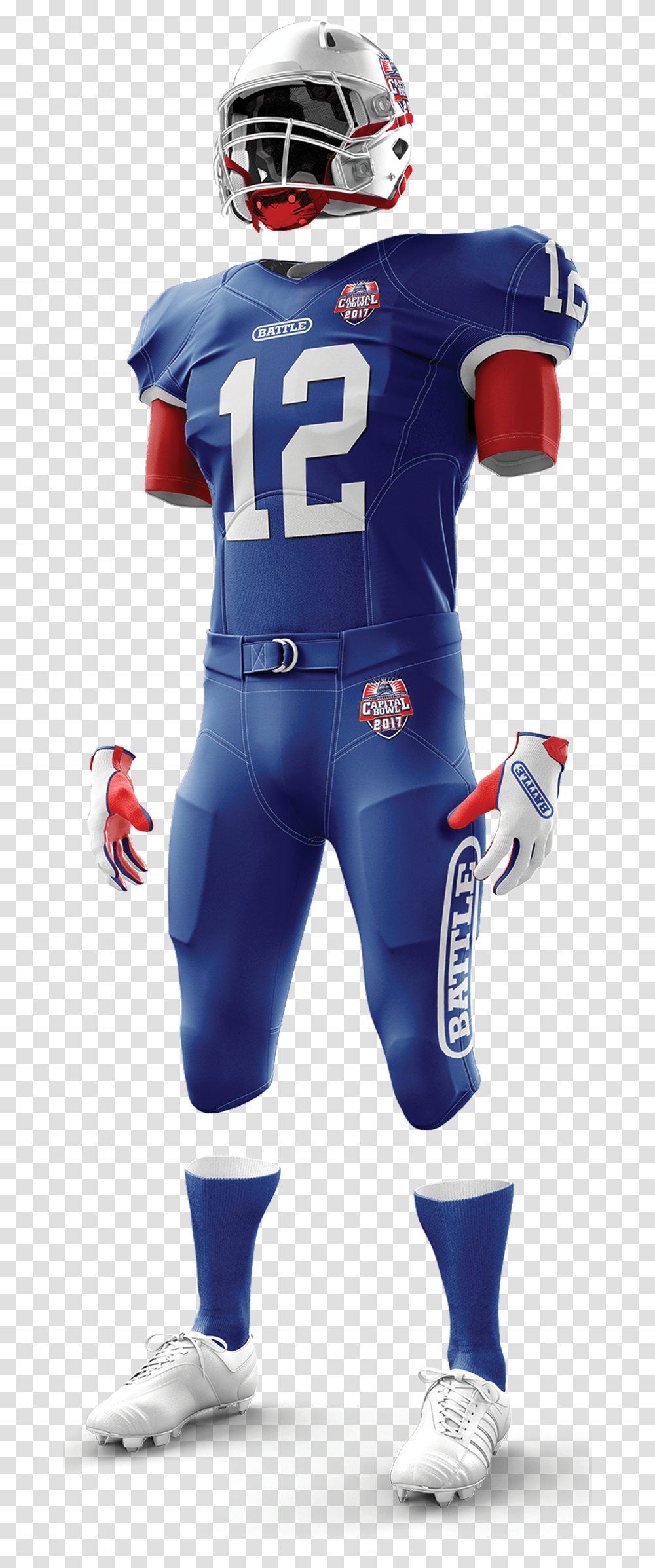 Player Battle Sports Football Uniforms, Person, Helmet, Costume Transparent Png