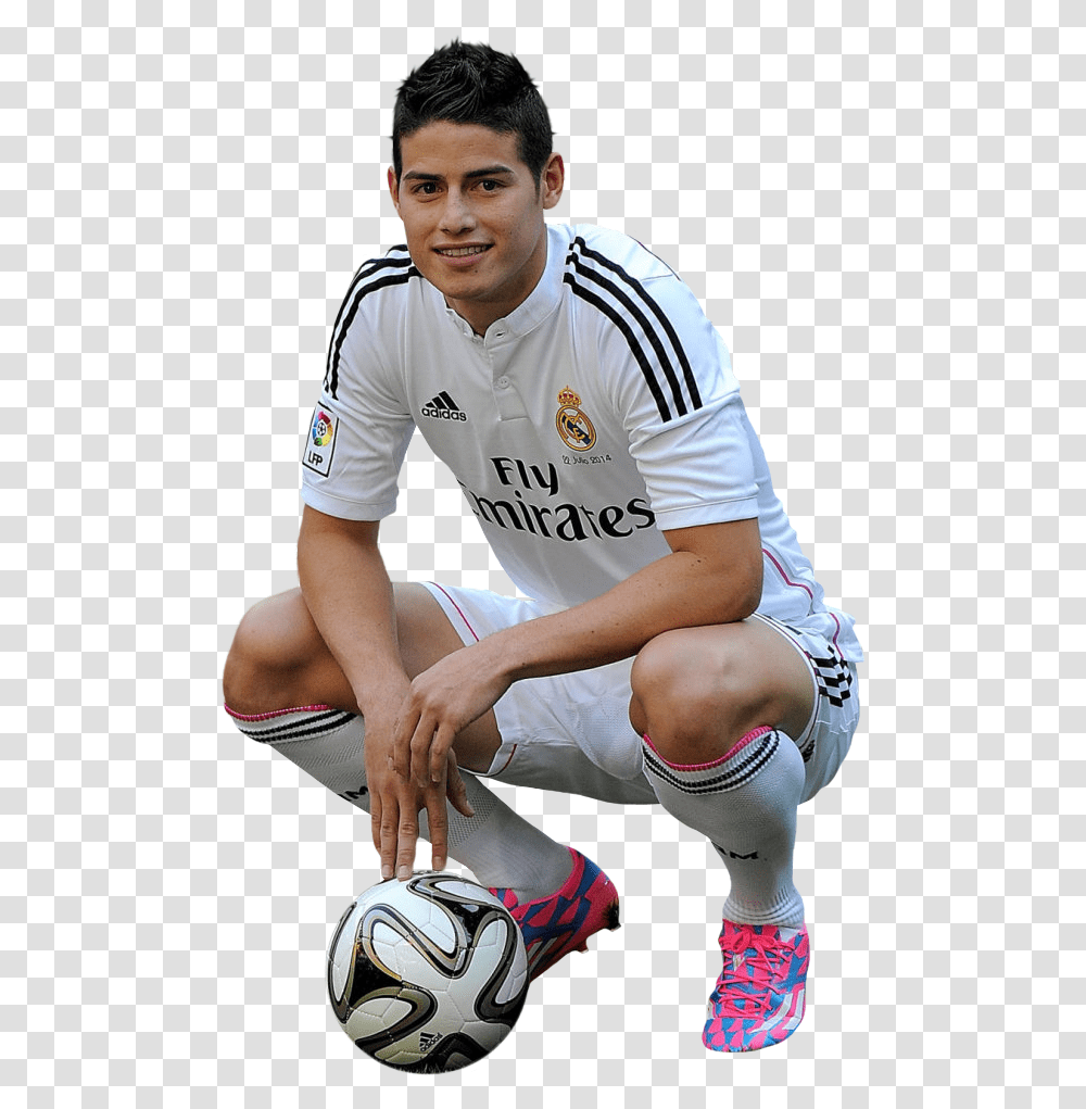 Player James Rodriguez Real Madrid, Person, Sphere, Shorts Transparent Png