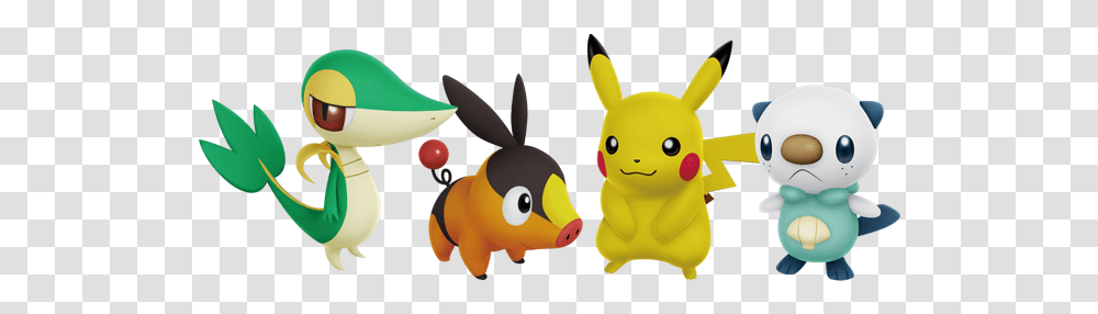 Player Pokemon Pikachu Oshawott Snivy Tepig, Animal, Toy, Mammal, Insect Transparent Png