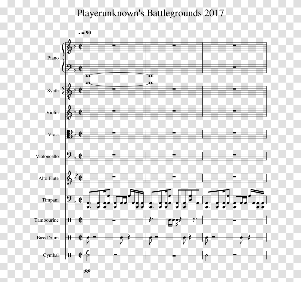 Player Unknown Sheet Music, Gray, World Of Warcraft Transparent Png
