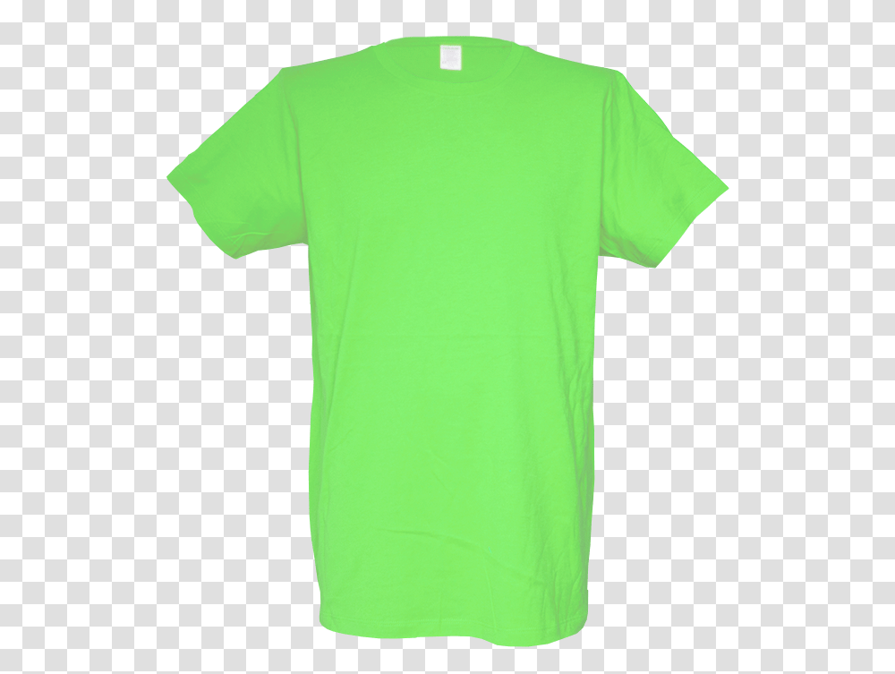 Playera Blanca Blank Neon Green T Shirt Template, Apparel, T-Shirt Transparent Png