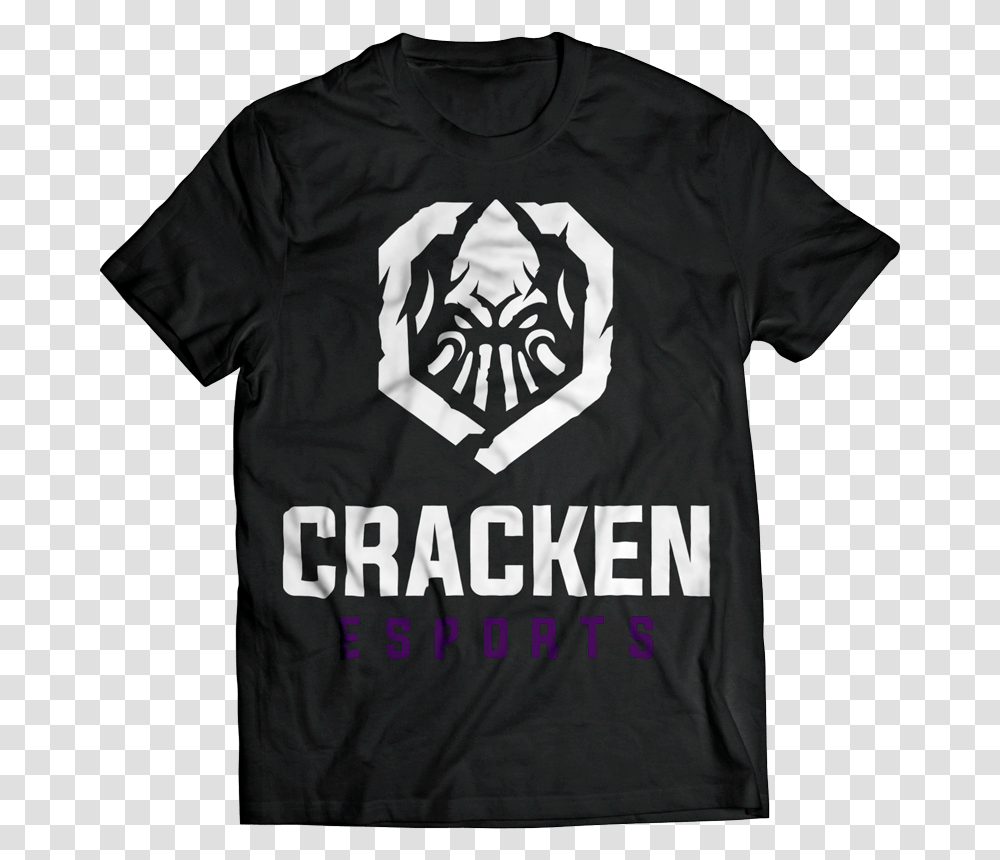 Playera Cracken Esports Negra T Shirt Fugazi Officiel, Apparel, T-Shirt, Hand Transparent Png
