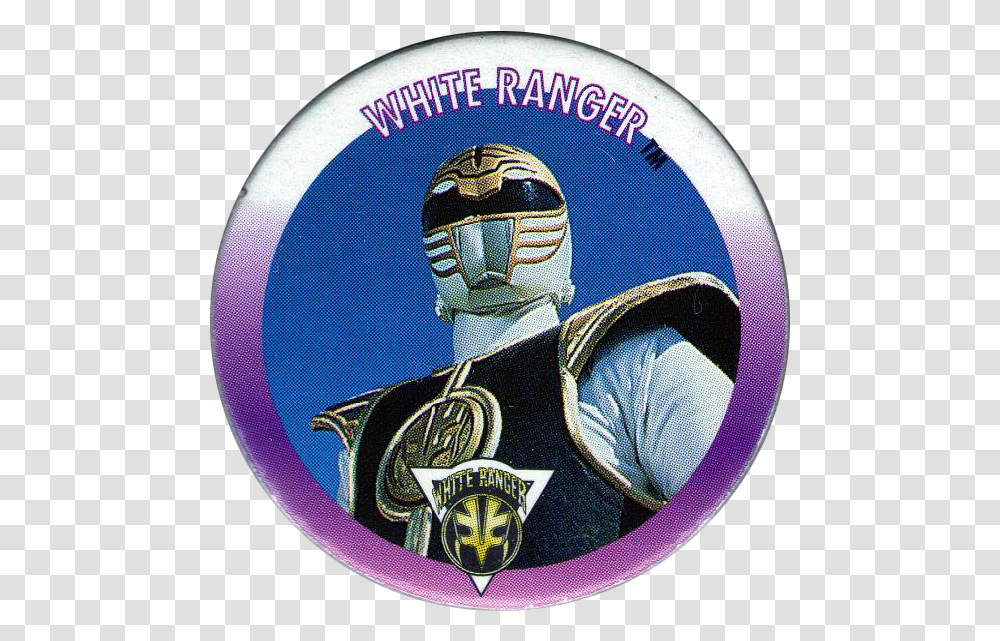 Players Biscuits Power Rangers White Ranger Badge, Logo, Trademark, Helmet Transparent Png