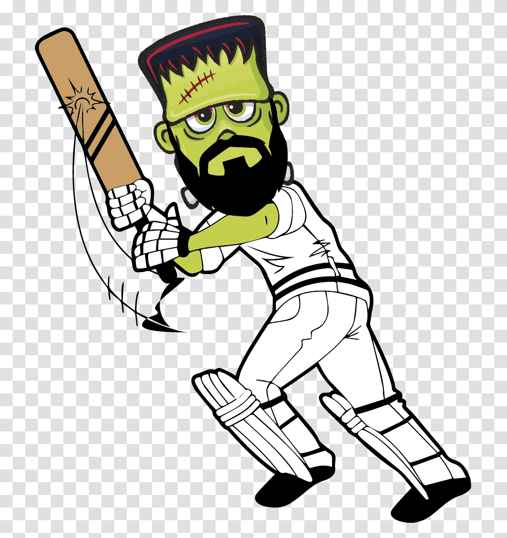 Players Cricket Cartoon, Person, Sport, People, Drawing Transparent Png