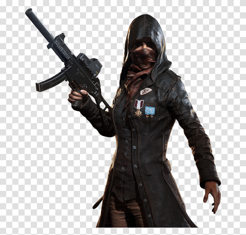 Playerunknown's Battlegrounds Female Agent Image Pubg Character, Apparel, Person, Weapon Transparent Png