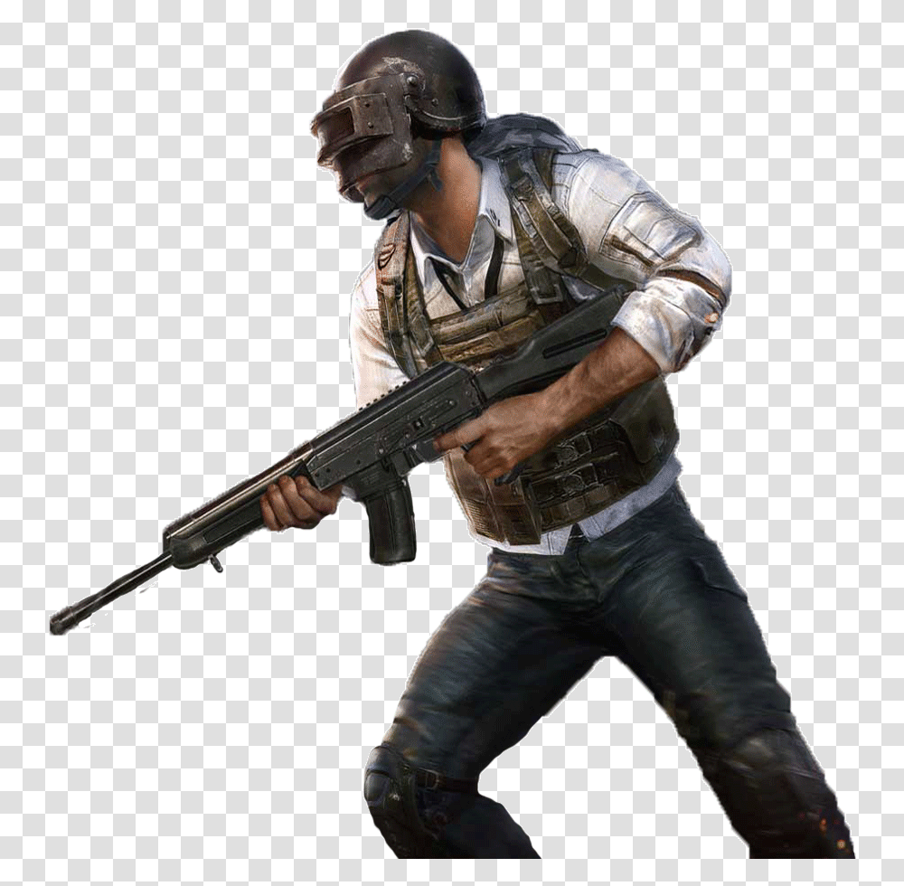 Playerunknownquots Battlegrounds File Pubg Images Full Hd, Gun, Weapon, Weaponry, Person Transparent Png
