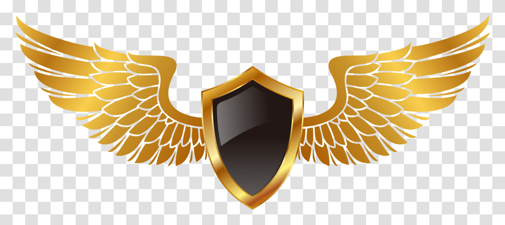 Playerunknowns Gold Painted Cross Hand Gold Wing Vector, Armor, Shield, Symbol Transparent Png