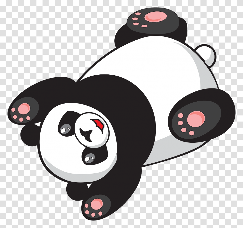 Playful Cartoon Panda Icons, Animal Transparent Png