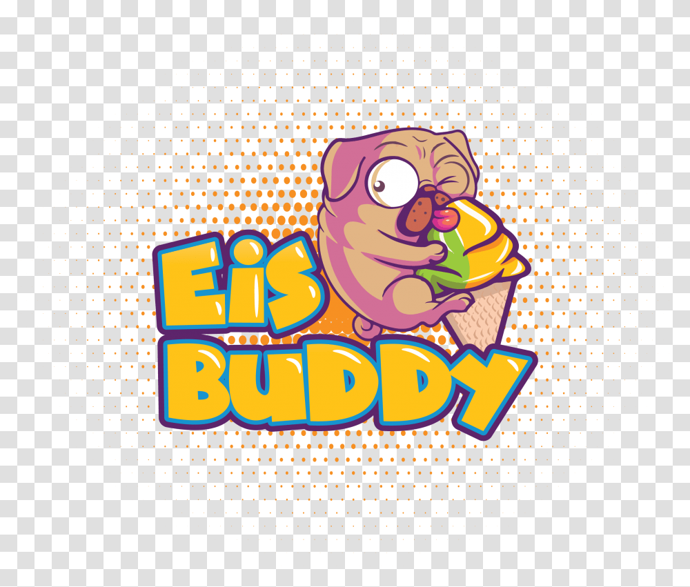 Playful Personable Logo Design For Eis Happy, Text, Art, Crowd, Leisure Activities Transparent Png