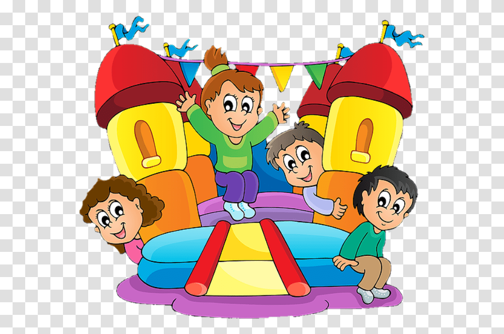 Playground Clipart Inflatables Clip Art, Drawing, Poster, Advertisement Transparent Png