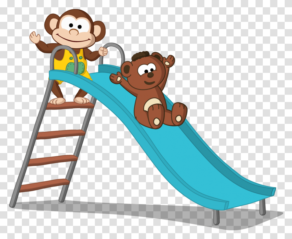 Playground Slide Clipart Download Cartoon, Toy, Play Area Transparent Png