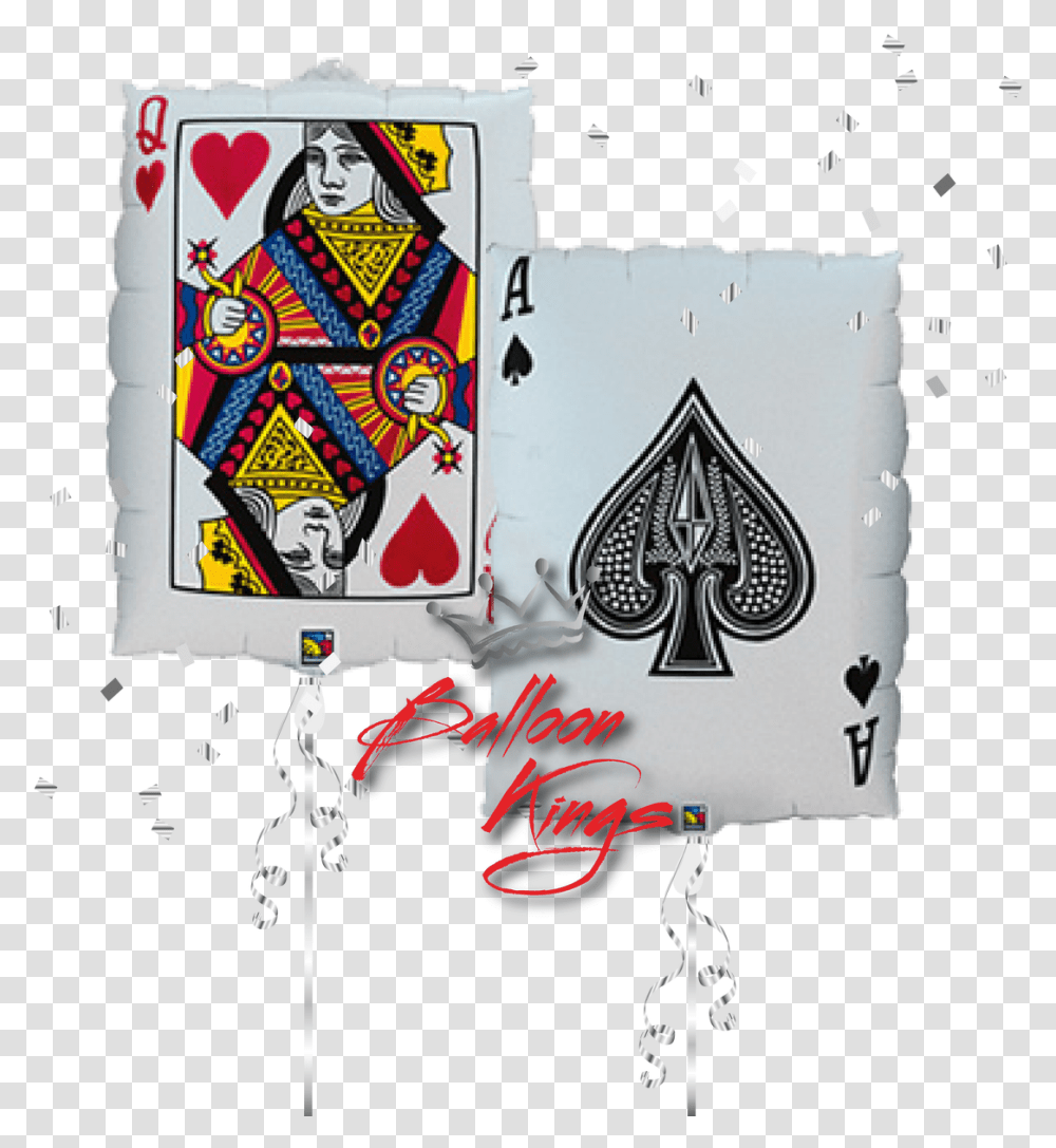 Playing Card Balloon Download Casino Balloons, Doodle, Drawing, Paper Transparent Png