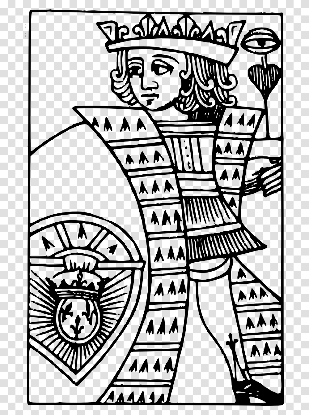 Playing Card Deck Line Art, Gray, World Of Warcraft Transparent Png