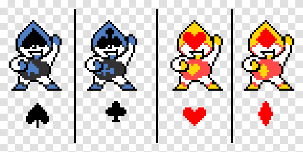 Playing Card Pixel Art, Super Mario, Pac Man Transparent Png