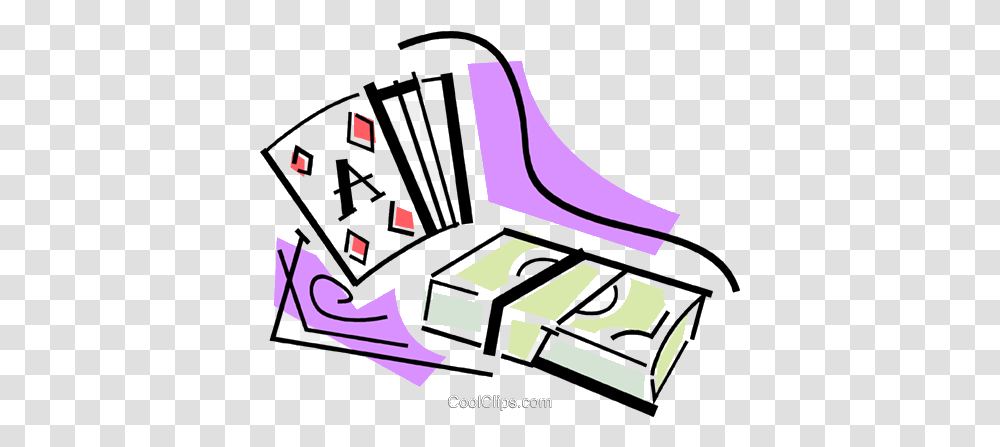 Playing Cards And Stack Of Money Royalty Free Vector, Paper, Flyer, Poster Transparent Png