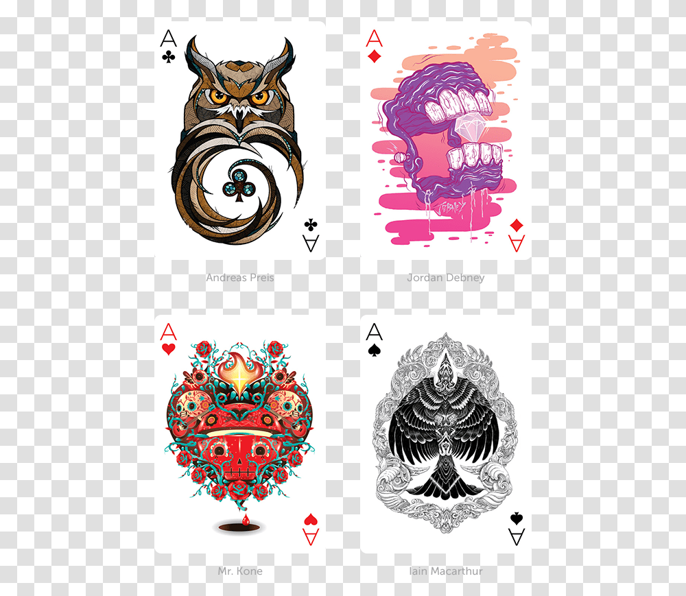 Playing Cards Art, Pattern, Floral Design, Face Transparent Png