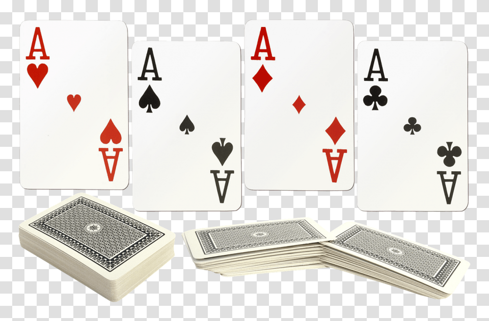 Playing Cards Card Deck Aces Four Ace Of Hearts Playing Card, Game Transparent Png