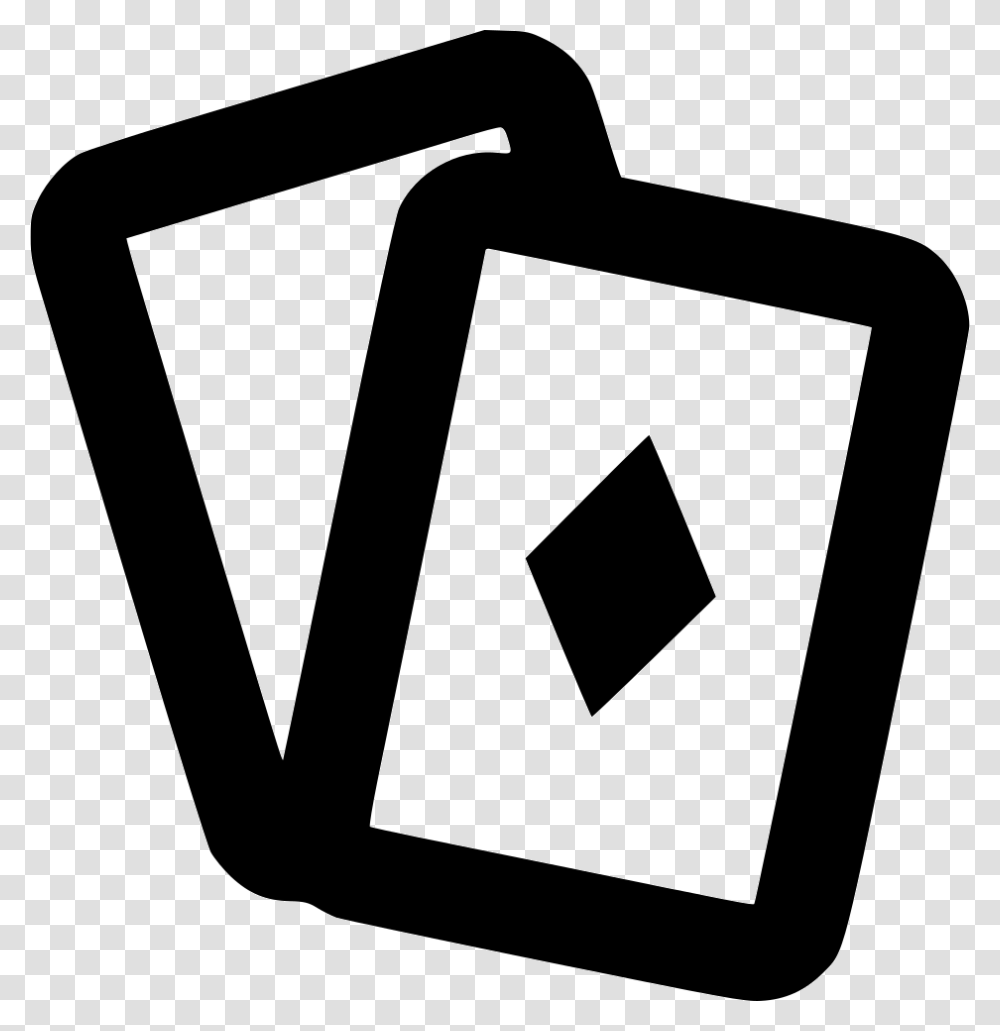 Playing Cards Icon Free Download, Sign, Rug, Recycling Symbol Transparent Png