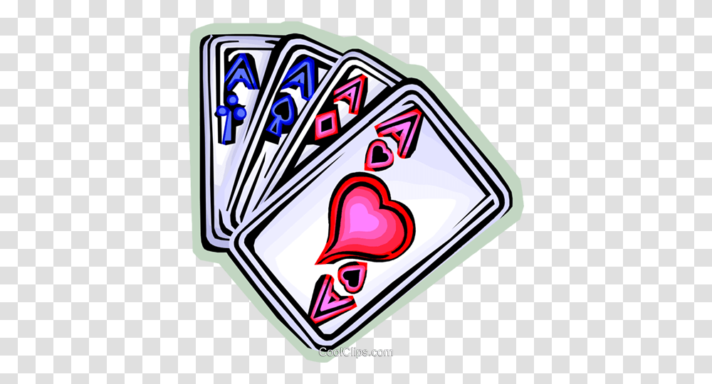 Playing Cards Royalty Free Vector Clip Art Illustration, Label, Heart Transparent Png