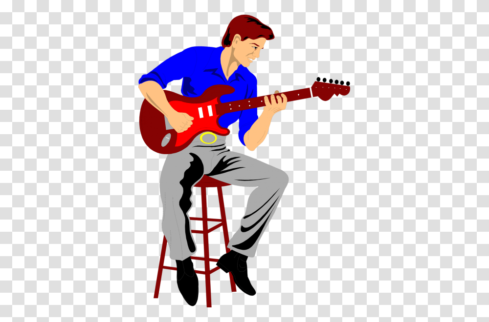 Playing Guitar Clipart Nice Clip Art, Leisure Activities, Musical Instrument, Person, Human Transparent Png
