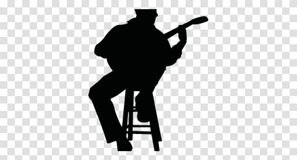 Playing Guitar Cliparts, Silhouette, Person, Hand, People Transparent Png