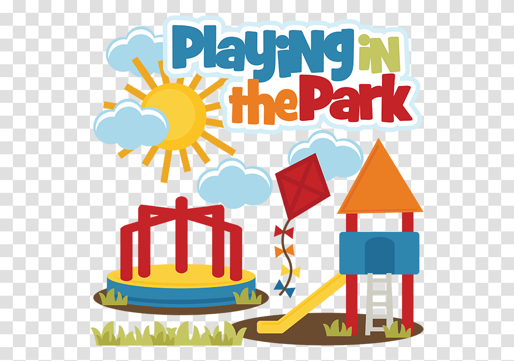 Playing In The Park Clipart, Plot, Poster, Advertisement, Map Transparent Png