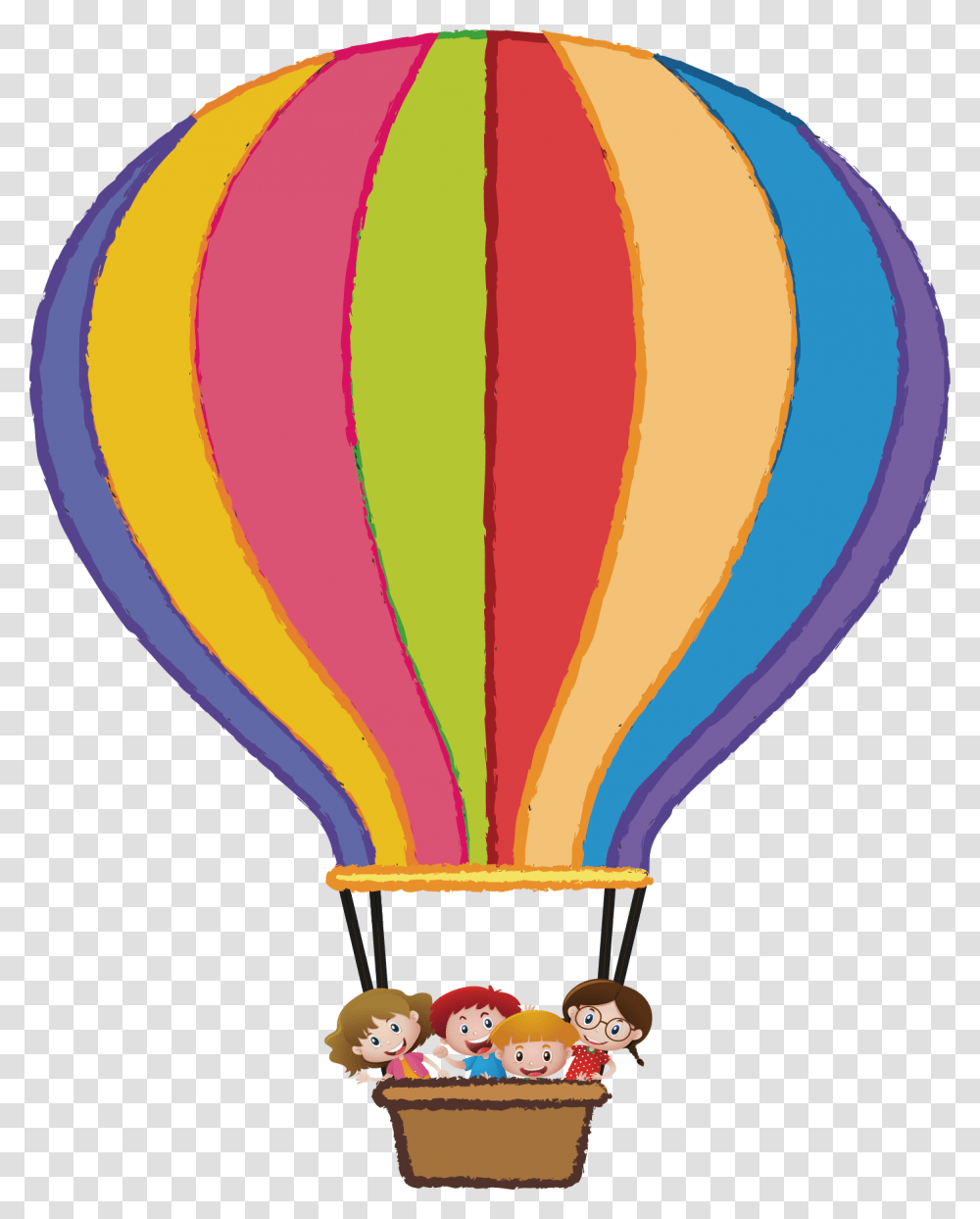 Playing Objects Of Kids Vector Hot Air Balloon With Fire Clip Art, Aircraft, Vehicle, Transportation Transparent Png