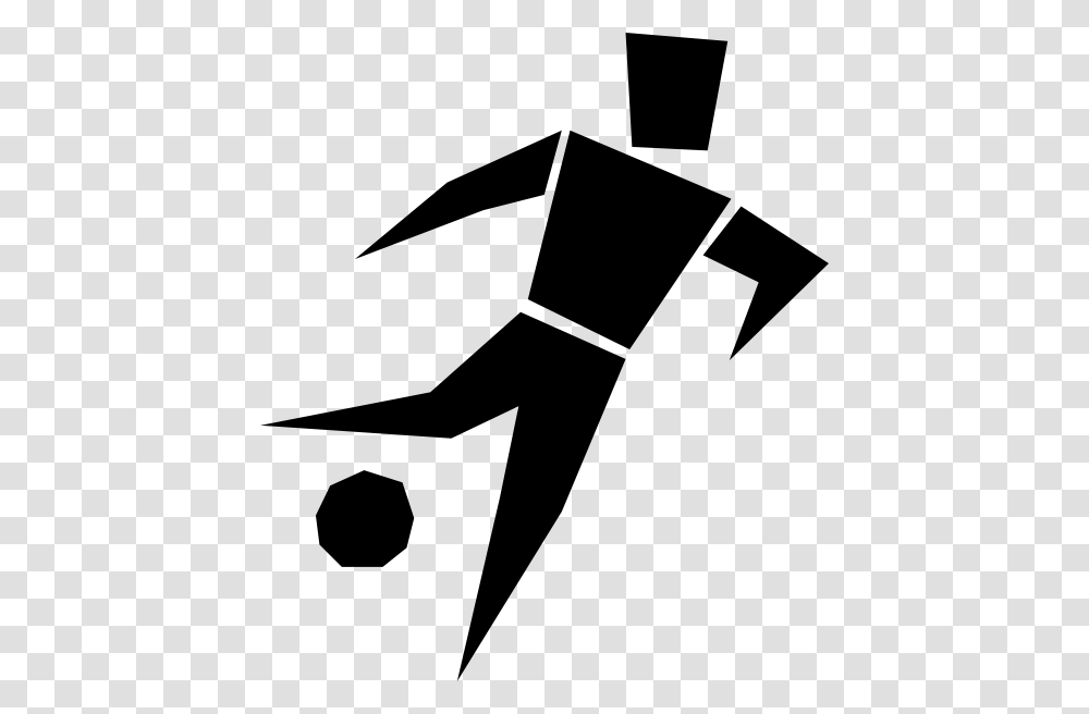 Playing Soccer Clip Art, Stencil, Axe, Tool Transparent Png