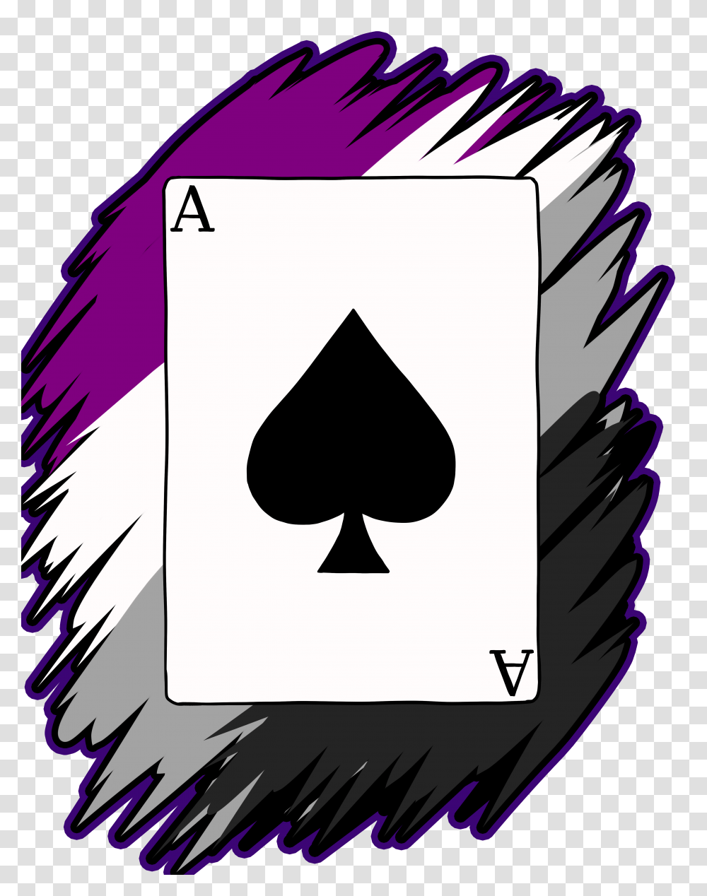 Playing The Ace Card Artworktee, Stencil Transparent Png