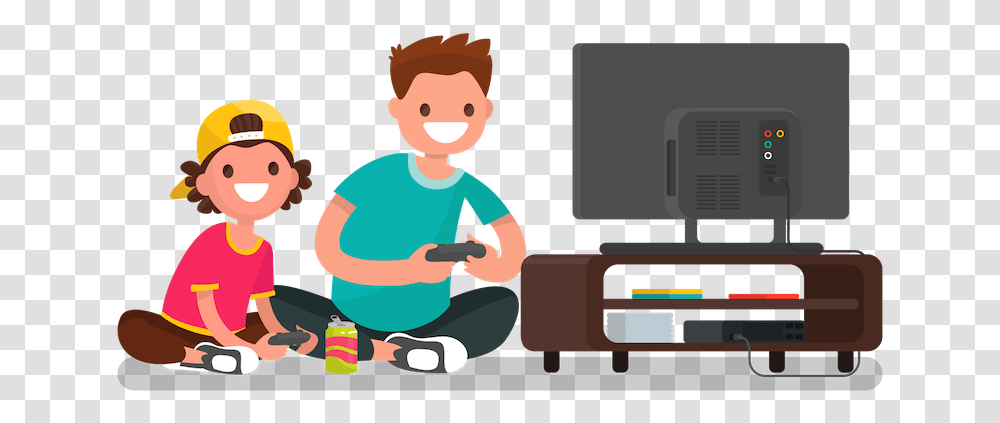 Playing Video Games Clipart Play Video Games Animation Mothers Day Wishes Funny, Pc, Computer, Electronics, Machine Transparent Png
