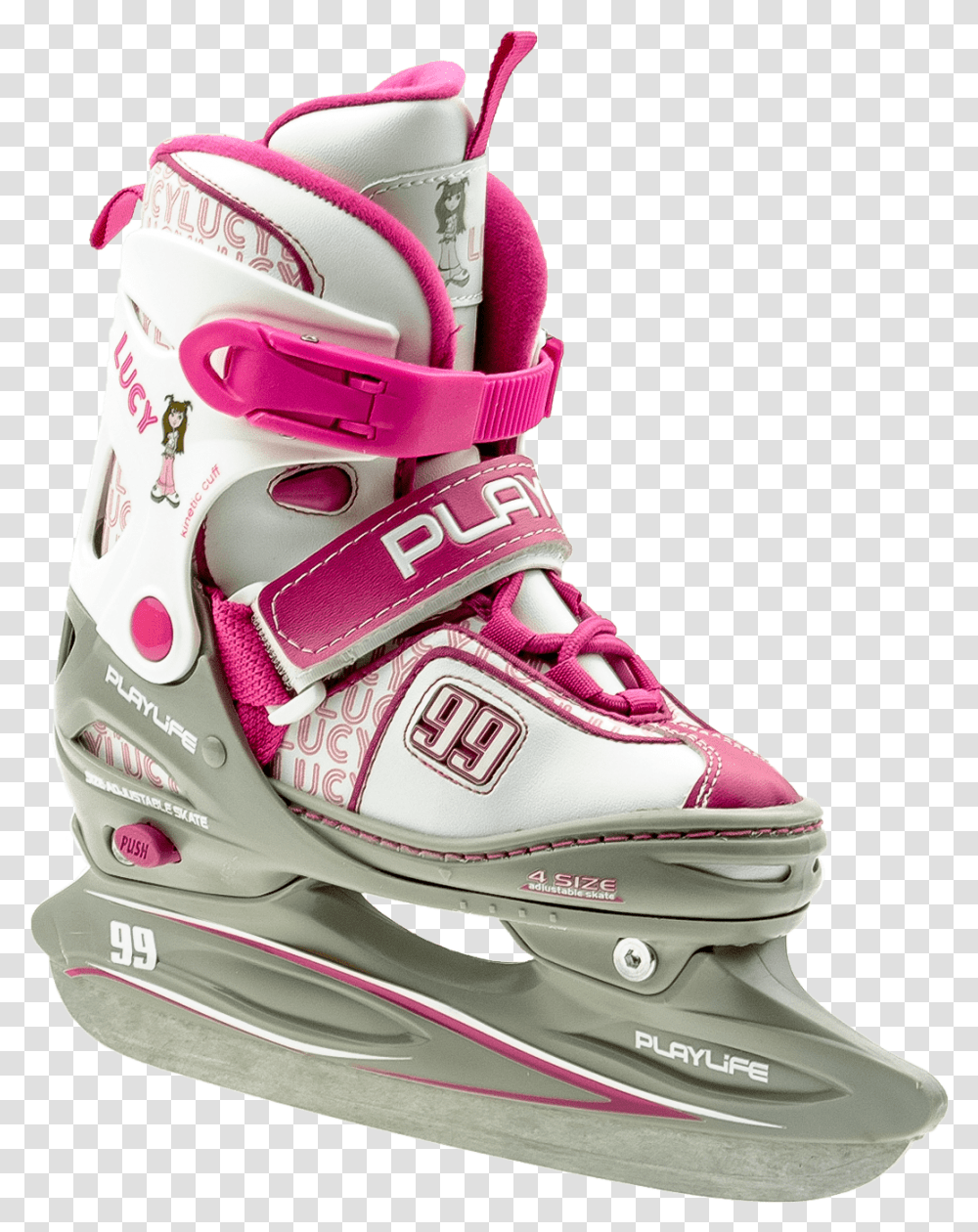 Playlife Ice Skate Lucy Figure Skate, Shoe, Footwear, Clothing, Apparel Transparent Png