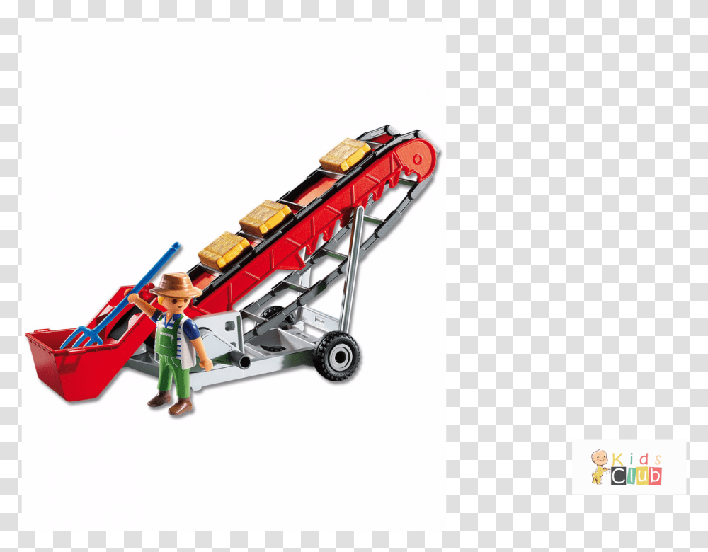 Playmobil 6132 Hay Bale Conveyor Building Kit Playmobil 6132 Hay Bale Conveyor, Person, Human, Stroller, Shopping Cart Transparent Png