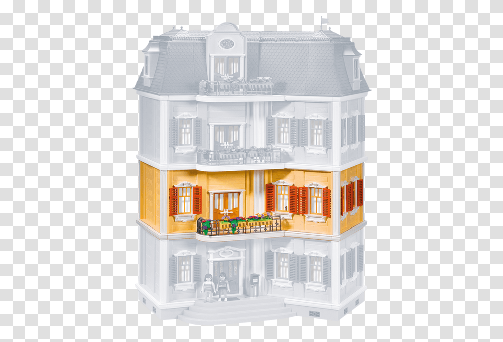 Playmobil 7483 Large Grande Victorian House Mansion Playmobil, Housing, Building, Person, Architecture Transparent Png