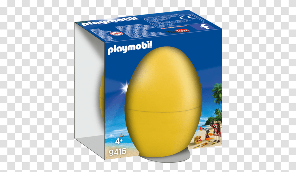 Playmobil 9415 Egg Pirate With Cannon Playmobil, Person, Human, Food, Advertisement Transparent Png