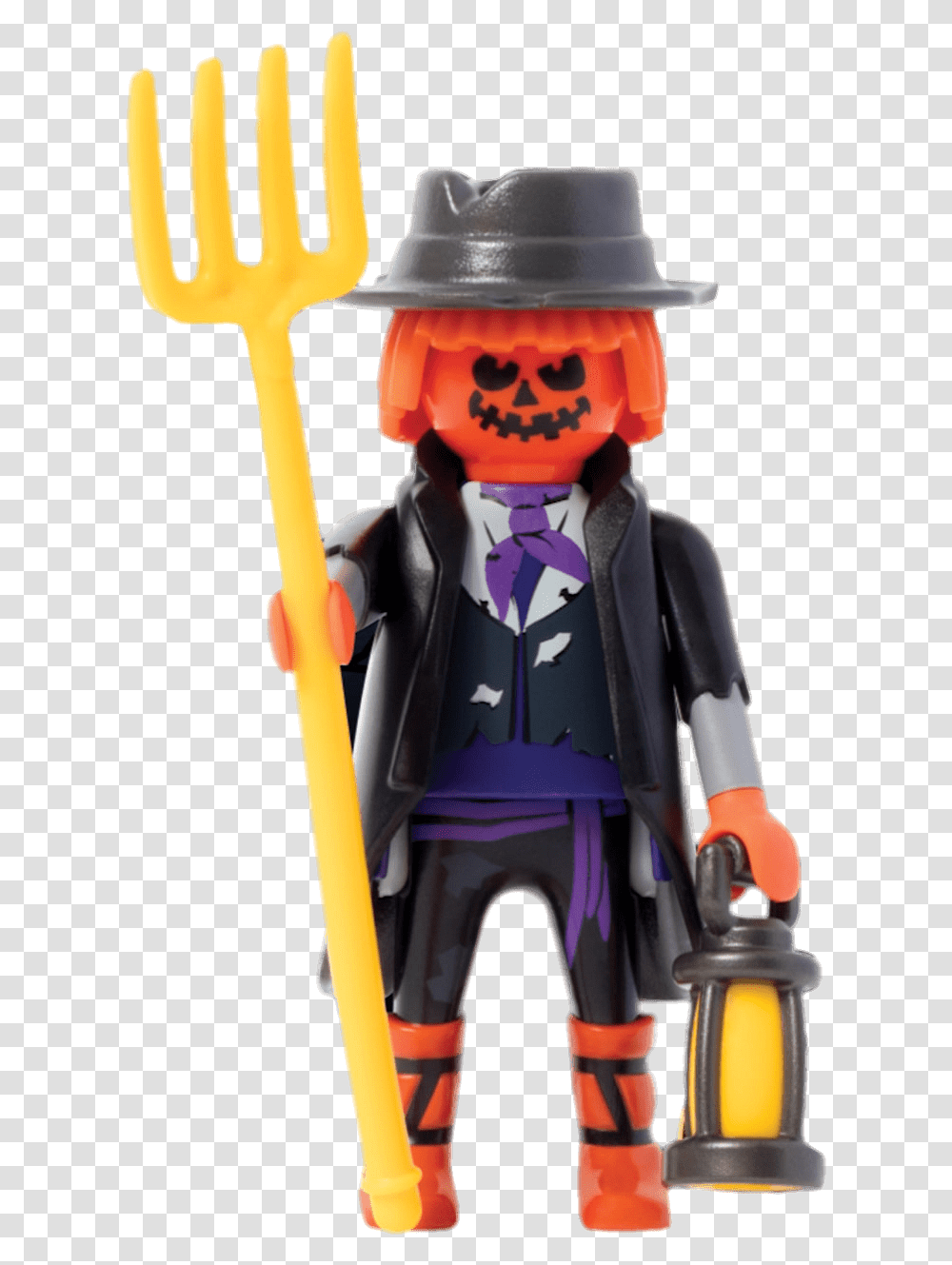 Playmobil Halloween Scarecrow Stickpng Fictional Character, Person, Toy, Figurine, Clothing Transparent Png