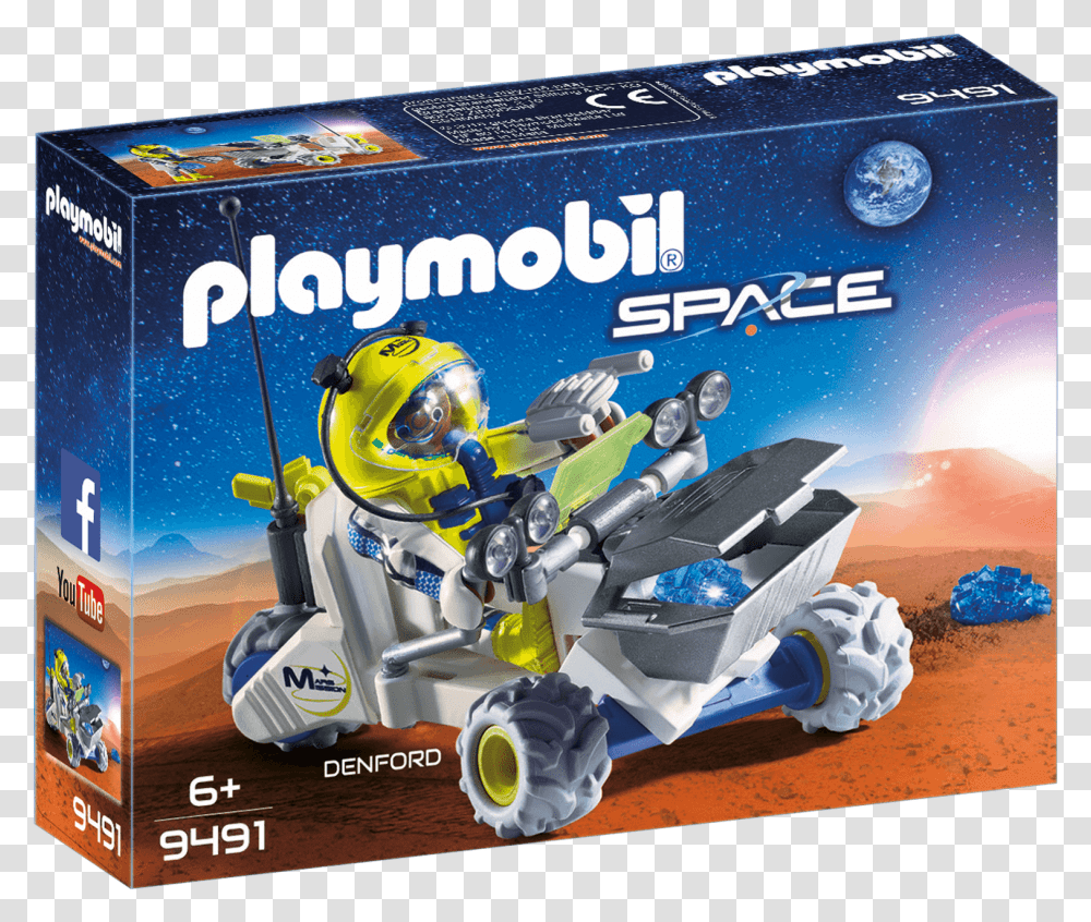 Playmobil Mars, Robot, Helmet, Apparel Transparent Png