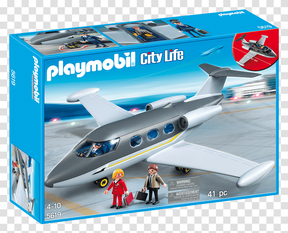 Playmobil, Person, Airplane, Aircraft, Vehicle Transparent Png
