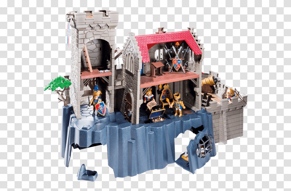 Playmobil Royal Lion Castle, Toy, Robot, Dessert, Food Transparent Png
