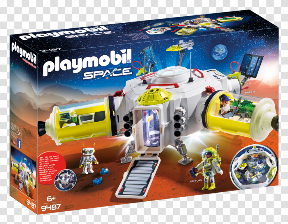 Playmobil Space Station, Toy, Person, Robot, Sports Car Transparent Png
