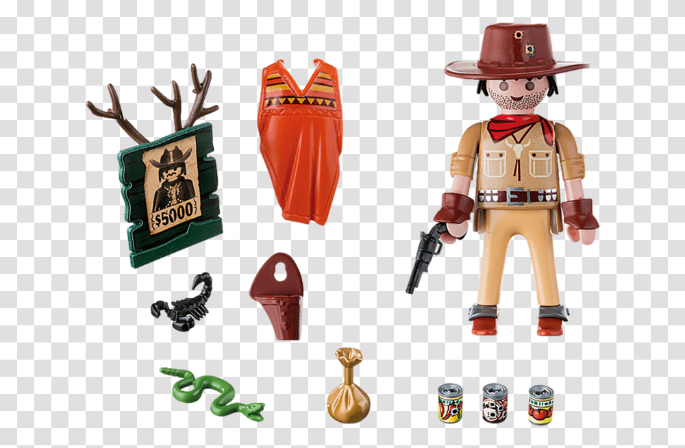 Playmobil Western, Person, Human, Hat Transparent Png