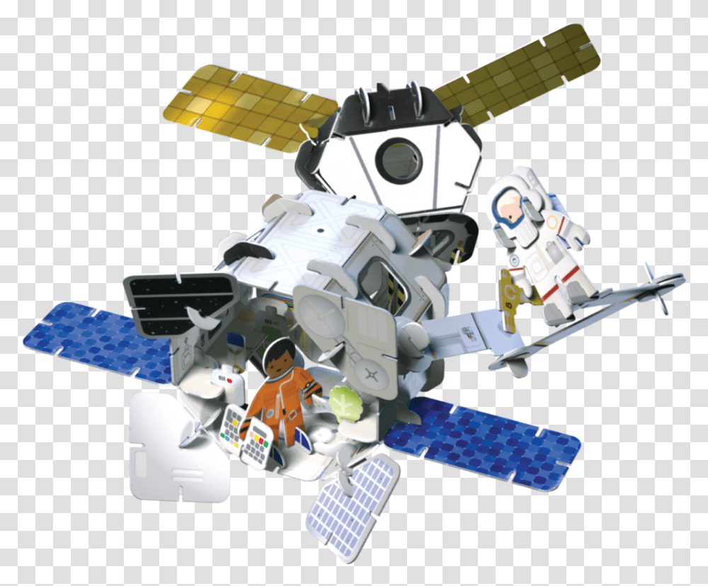 Playpress Eco Friendly Kids Playsets Space Station, Toy, Robot Transparent Png