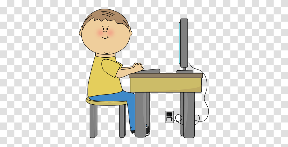 Plays Cliparts, Person, Table, Furniture, Desk Transparent Png