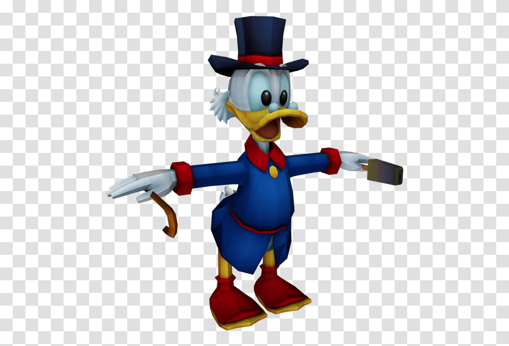Playstation 2 Kingdom Hearts 2 Scrooge Mcduck The Scrooge Mcduck From Kingdom Hearts 2, Toy, Performer, Figurine Transparent Png
