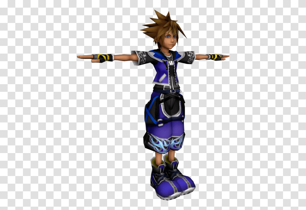 Playstation 2 Kingdom Hearts 2 Sora Wisdom Form The Kingdom Hearts 2 Sora, Person, Human, Costume, Figurine Transparent Png