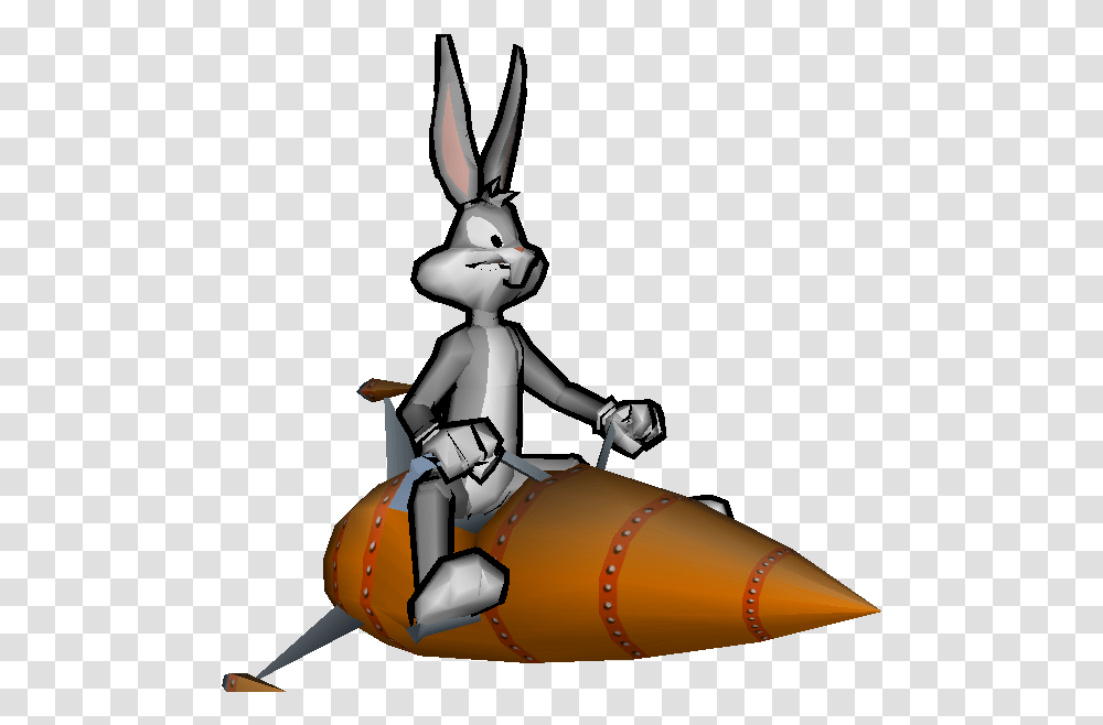 Playstation 2 Looney Tunes Space Race Bugs Bunny The Clip Art, Toy, Vehicle, Transportation, Aircraft Transparent Png