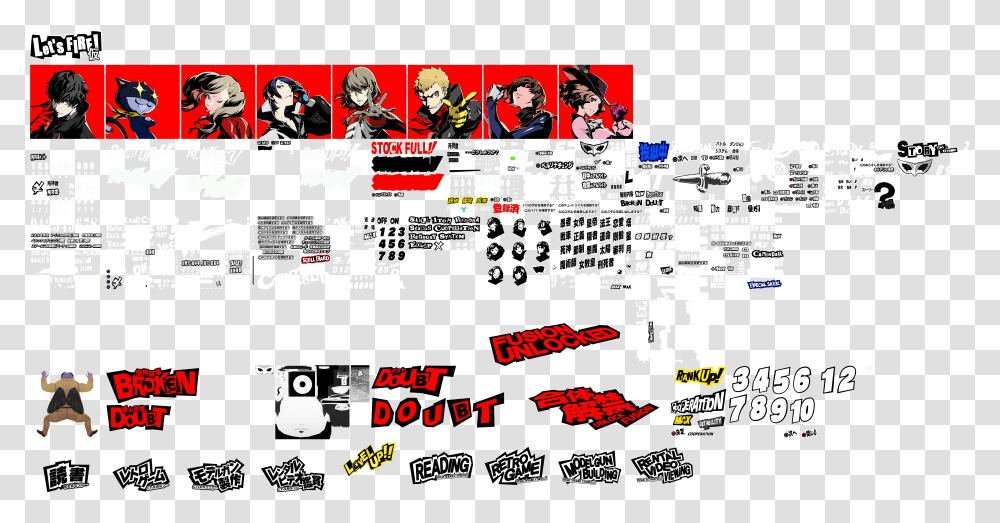 Playstation 3 Persona 5 Other The Spriters Resource Rpg Maker Persona 5, Advertisement, Poster, Paper, Text Transparent Png