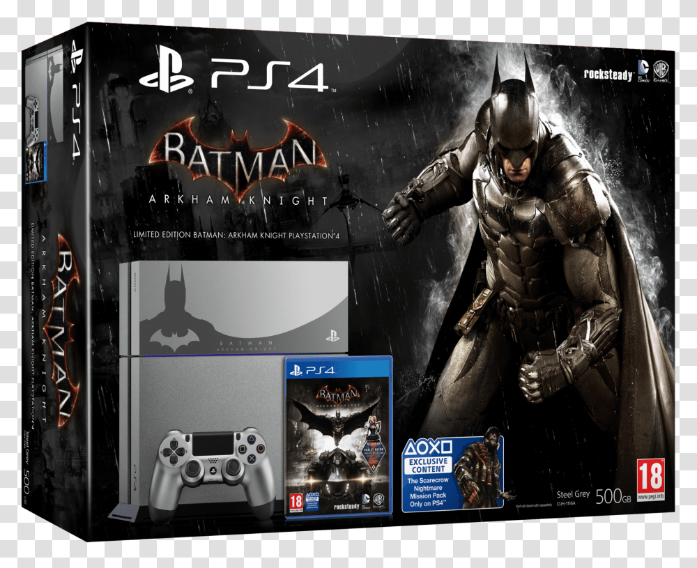 Playstation 4 Edition Batman, Person, Human, Poster, Advertisement Transparent Png