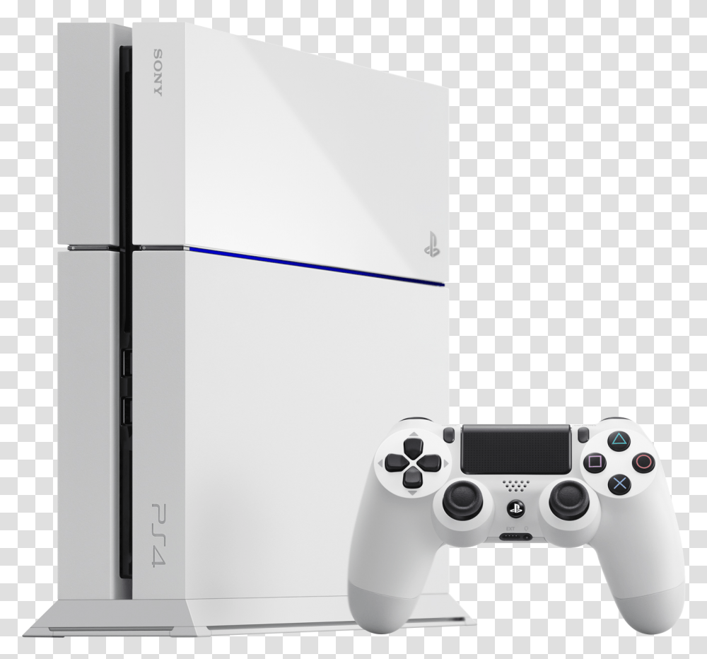 Playstation 4 White, Video Gaming, Electronics, Appliance Transparent Png