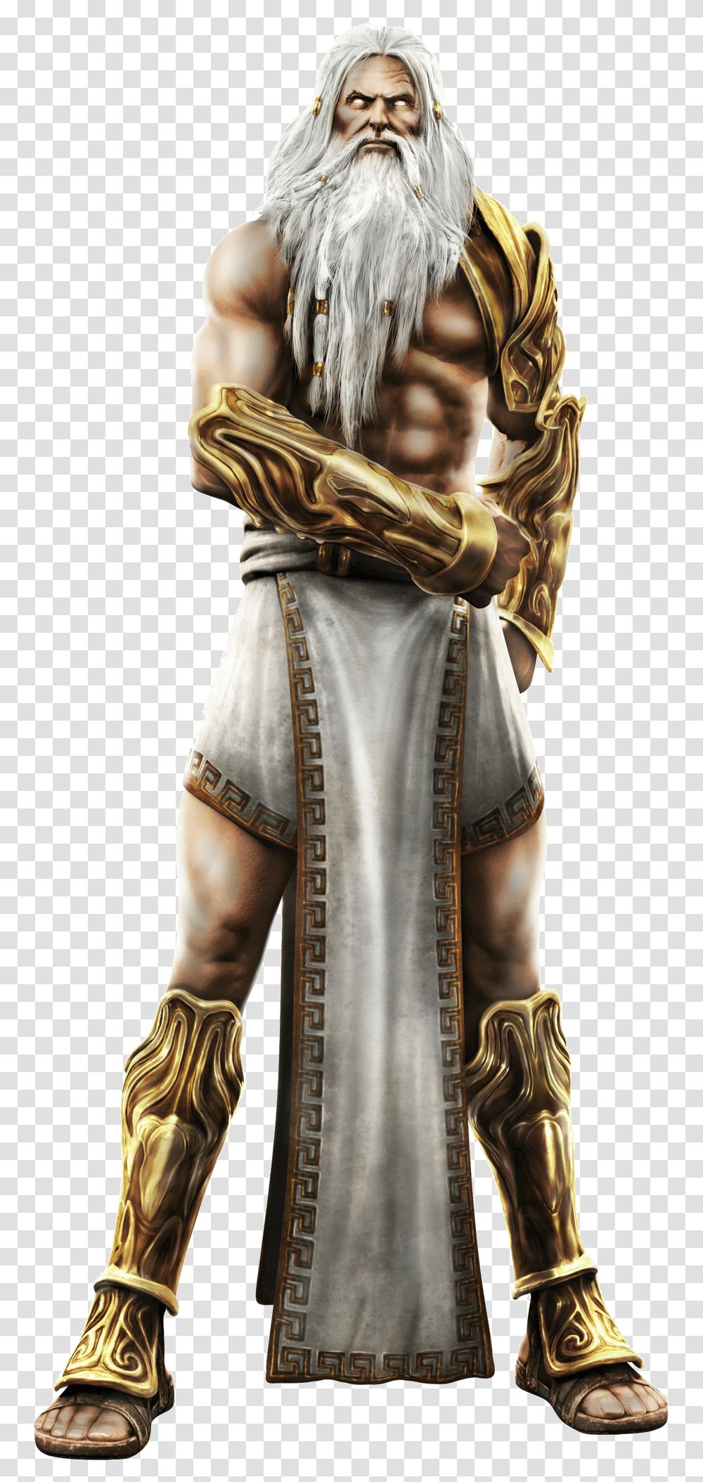 Playstation All Stars Zeus, Person, Armor, Figurine Transparent Png
